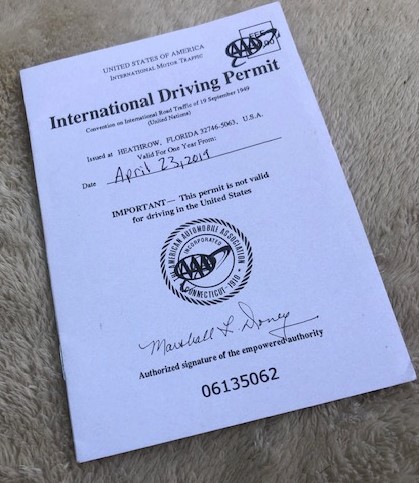 International Driver's Licence